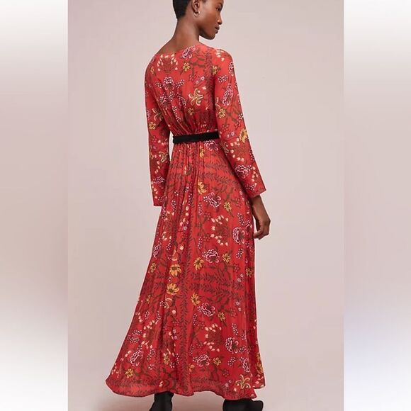 Anthropologie LAIA maxi dress laurel with pockets size small - Picture 9 of 10